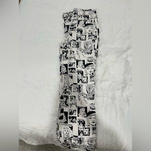 Reformation Comic Print Pants